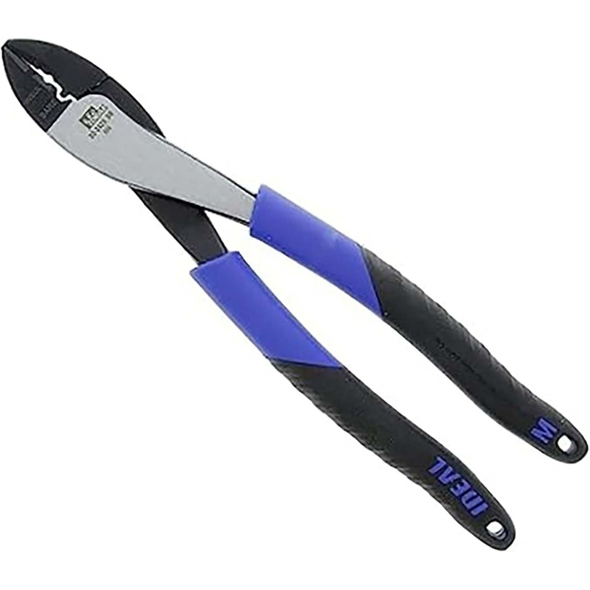 IDEAL, Multi-Crimp Tool 9-3/4? Smart-Grip™, Crimps bare or insulated terminals and splices on 10–22 AWG wire, Knife-to-anvil blades, High-leverage design, Drop-forged, high-carbon steel construction, Made in
